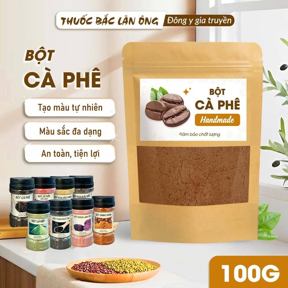 Bột cà phê 100g (Cafe tẩy da chết, dưỡng trắng da) - Thuốc Bắc Lãn Ông