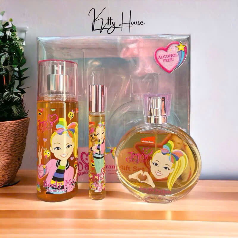Set nước hoa cho bé gái Jojo Siwa Eau De Parf 100ml 3 Piece