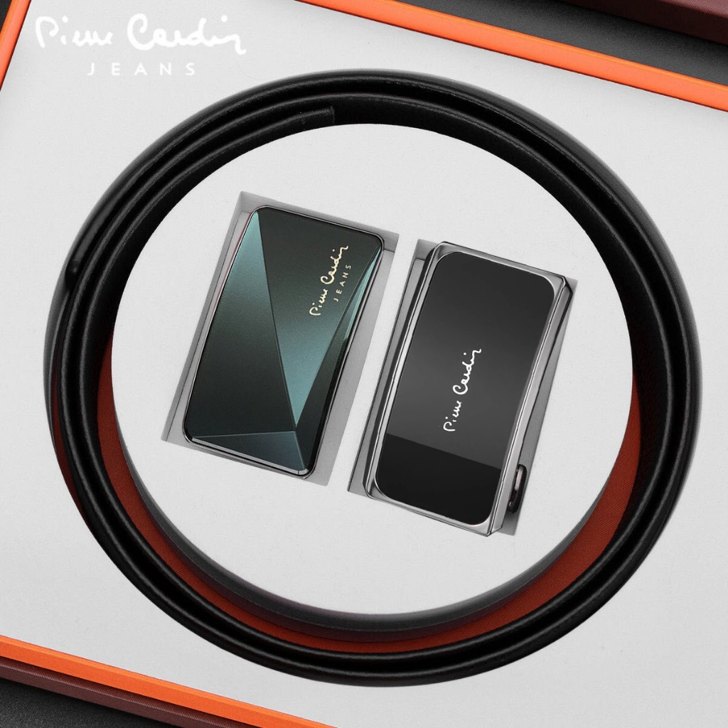 Bộ 2 mặt + 1 dây thắt lưng nam Pierre Cardin PC058