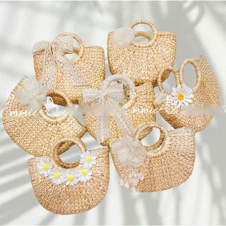  Túi Cói Bán Nguyệt Đi Biển 