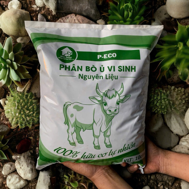 Phân bò P-Eco đã qua xử lý ủ vi sinh