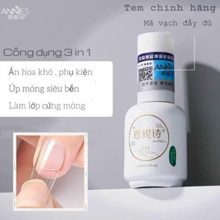  Gel đa năng ANNIES  6in1 chính hãng Glue gel úp móng cứng móng chai 15ml chính hãng 