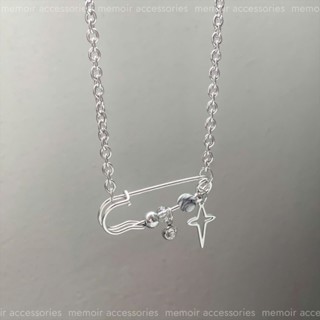 Safety Pin ver.2 / Vòng cổ an toàn chất liệu thép chống gỉ