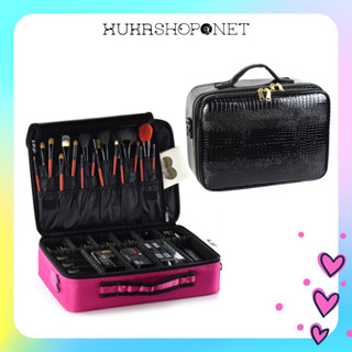  Cốp Trang Điểm bằng vải da nhám cao cấp đựng đồ makeup chuyên nghiệp 