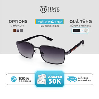 Kính Râm Mát HMK Eyewear Càng Nhựa Lõi Kim Loại Cứng Cáp, Chống Tia UV400, Bảo Vệ Mắt - M2115