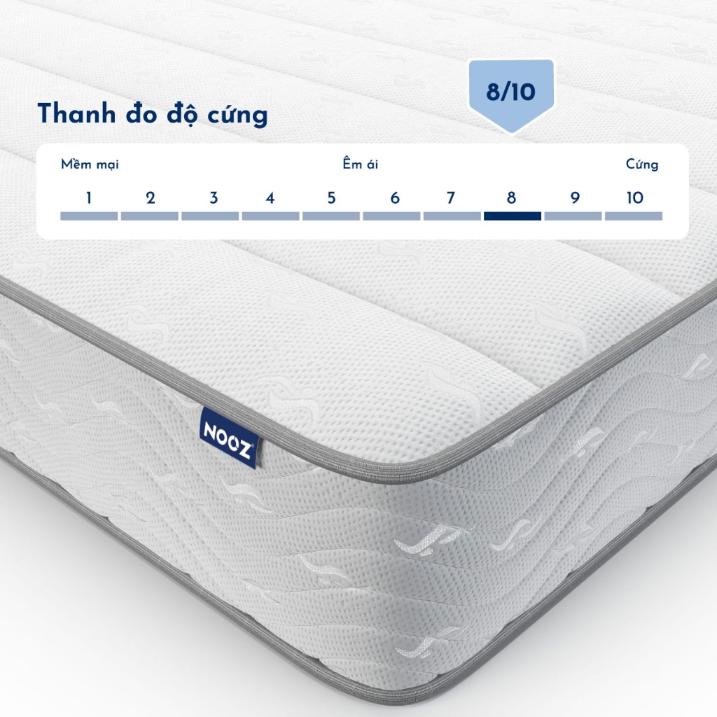 Nệm Foam NOOZ Bonnell Đệm Cao Su Non Kết Hợp Lò Xo Liên Kết NOOZ Home Goods | BigBuy360 - bigbuy360.vn