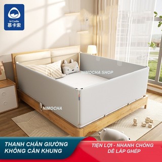 Thanh chắn giường bảo vệ bé nhập khẩu M-Castle cứng cáp, Hàng rào bảo vệ bé gấp gọn dễ lắp đặt, Tắm chắn giường cho bé