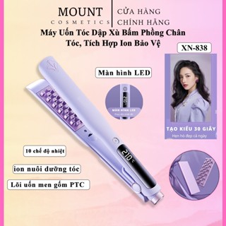  Máy Uốn Tóc Dập Xù XN-838 Bấm Phồng Chân Tóc Tích Hợp Ion Bảo Vệ Màn Hình LED Hiển Thị 