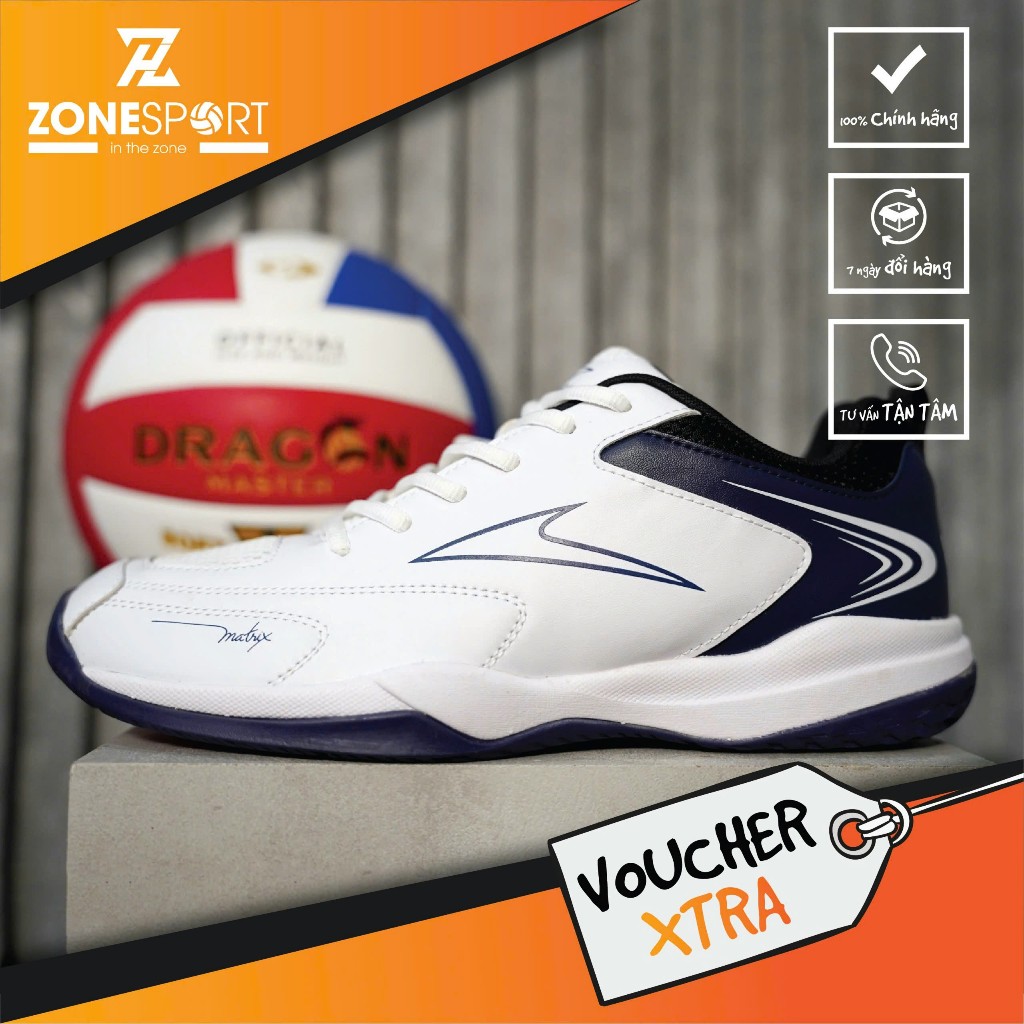 Giày Thể Thao Mira Matrix - Giày Cầu Lông, Bóng Chuyền Trọng Lượng Nhẹ Chất Liệu Chống Thấm