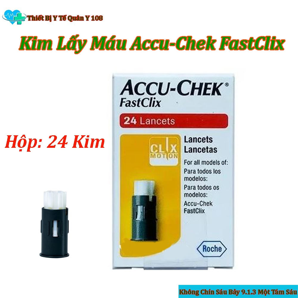 Kim Lấy Máu Accu-Chek FastClix Hộp 24 Kim