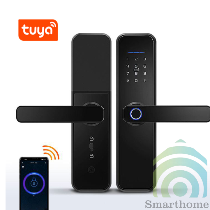 Khóa Cửa Gỗ Thông Minh Wifi Điều Khiển Qua App Tuya SHP-DL7