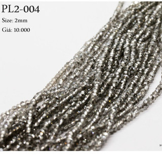 Dây hạt pha lê 2mm - Link 1/2, nguyên liệu trang trí may mặc, phụ liệu may mặc, phụ kiện tóc