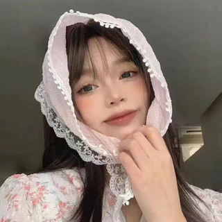 [Order ] Khăn ren tuban chùm đầu dễ thương chụp ảnh, du lịch xinh xắn dễ thương