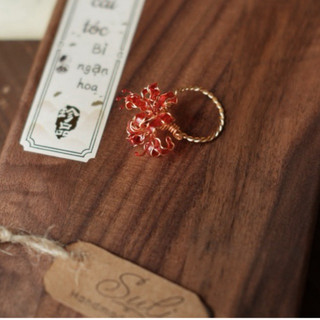 Nhẫn nữ thủ công Bỉ ngạn hoa [Suli'shandmade]
