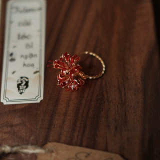 Nhẫn nữ thủ công Bỉ ngạn hoa [Suli'shandmade]