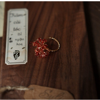 Nhẫn nữ thủ công Bỉ ngạn hoa [Suli'shandmade]