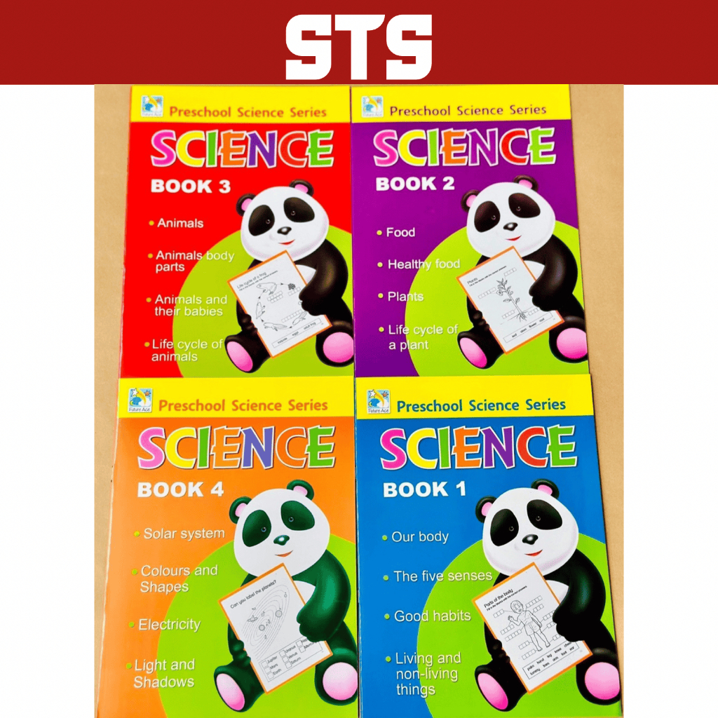 Sách - Preschool Science - bộ 4 cuốn