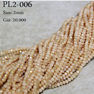 Dây hạt pha lê 2mm - Link 1/2, nguyên liệu trang trí may mặc, phụ liệu may mặc, phụ kiện tóc