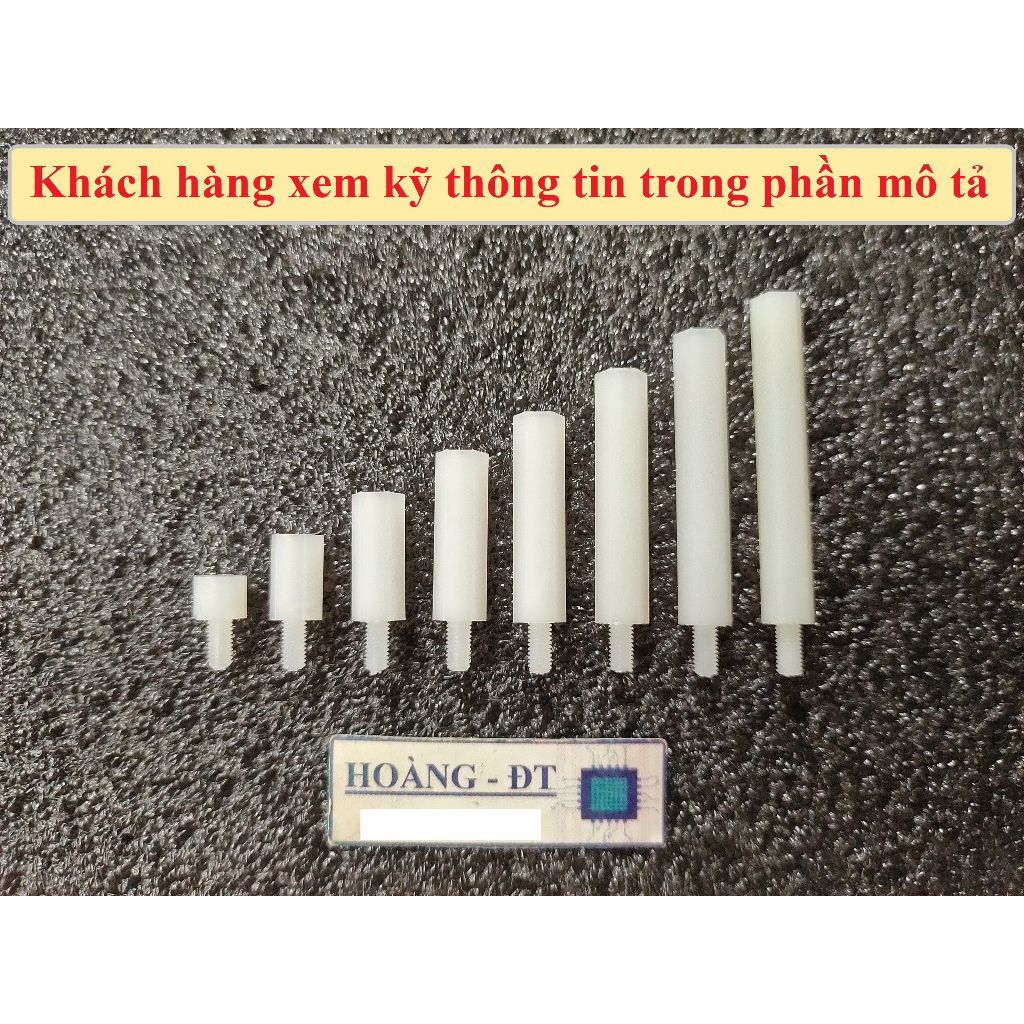 Trụ nhựa M3 đực- cái