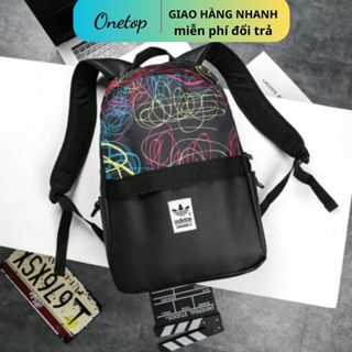Balo Adidas Original [ Hàng Cao cấp ảnh thật ] nhiều ngăn chứa , Balo Laptop thể thao nam nữ chống thấm nước