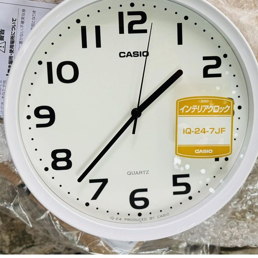 Đồng hồ treo tường CASIO IQ-24-7JF – nội địa Nhật Bản