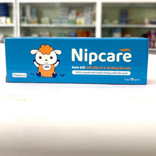 Kem Bôi Nipcare (Tuýp 15g, HSD T7/2027) - Dùng Cho Nứt Đầu Ti, Nứt Gót Chân, Khô Môi, Da, Hăm Tã...