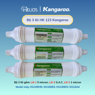 Bộ lõi lọc nước 123 Kangaroo đúc liền (Lõi HK)  dùng cho KG10A4VTU; KG100HK; KG100ES; KG100HI; KG10A4