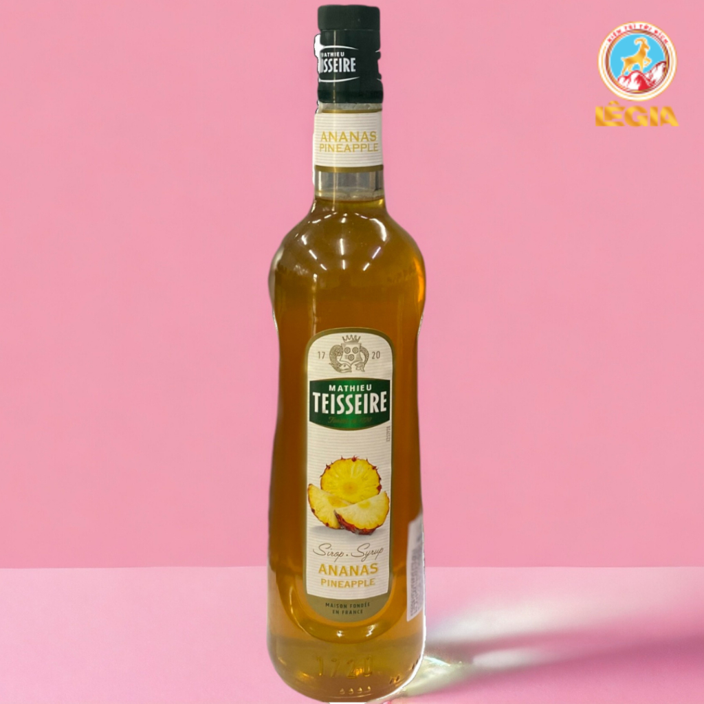 Siro TEISSEIRE Thơm 700ml, Ship nhanh toàn quốc - Ananas Pineapple Sirup