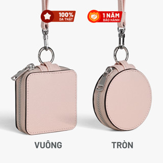 Mini Holder vuông tròn - Holder da thật LAGOM - đa năng và tinh tế