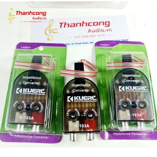Line out chống nhiễu cho loa sub trên ô tô: Kuerl K-103A.