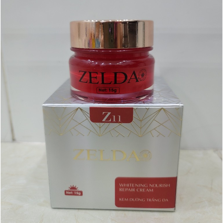 KEM ZELDA TH DƯỠNG TRẮNG DA - CHỐNG NẮNG _ NET 15G (MÀU ĐỎ)