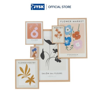 Khung ảnh | JYSK Tord | gỗ công nghiệp/ nhựa PS | màu tự nhiên | nhiều kích thước