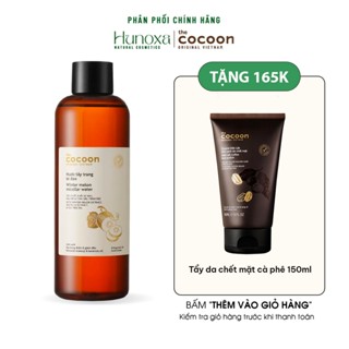 [SPECIAL DEAL] Nước tẩy trang bí đao Cocoon 500ml thuần chay làm sạch bụi bẩn và dầu thừa cho da mụn - HUNOXA