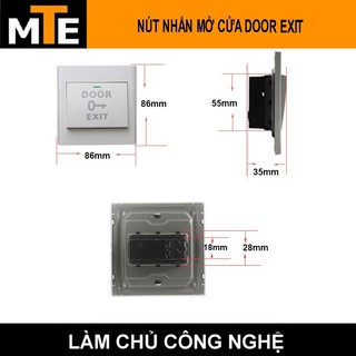 Nút nhấn mở cửa door exit