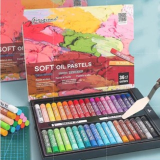 [ARTDOOR] Bộ màu vẽ Sáp Dầu GIORGIONE Soft Oil Pastel mềm đắp nổi (hộp giấy)