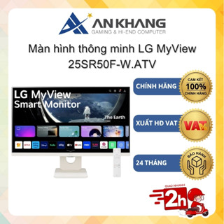 Màn hình thông minh LG MyView 25SR50F-W (24.5 inch - IPS - FHD - 8ms - webOS) Chính hãng Bảo hành 24 Tháng