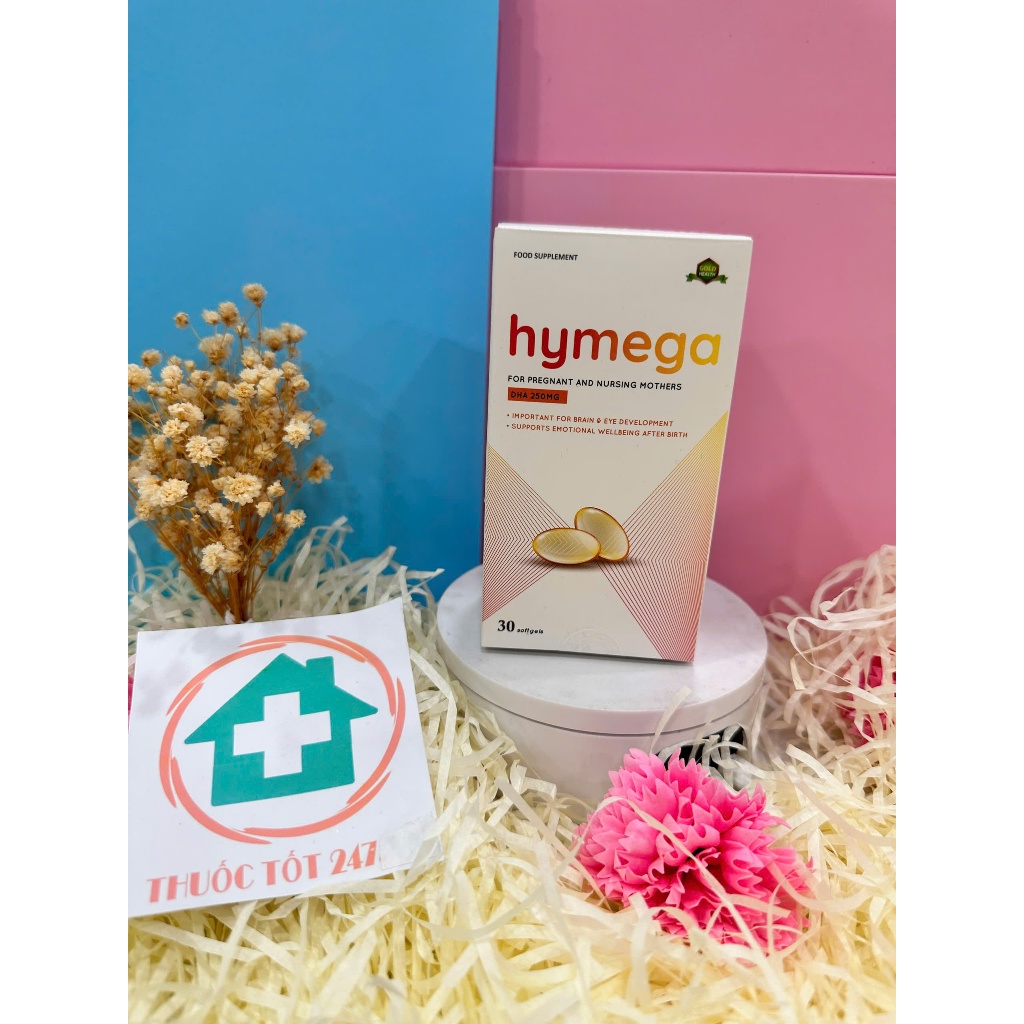 Viên uống Hymega - Bổ sung DHA siêu tinh khiết cho mẹ bầu hộp 30 viên