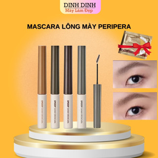 Mascara Lông Mày Peripera Speedy Skinny Brown, Chuốt Mày Đổi Màu Lông Mày chân mày Hàn Quốc Tự Nhiên