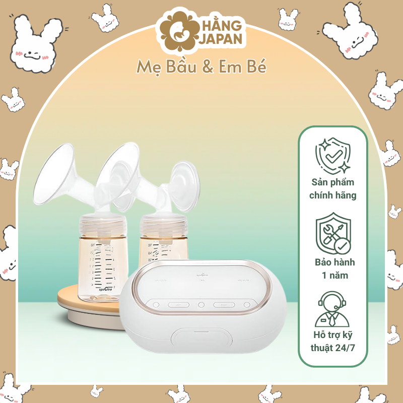 Máy hút sữa điện đôi Spectra Dual Compact - Hàng chính hãng