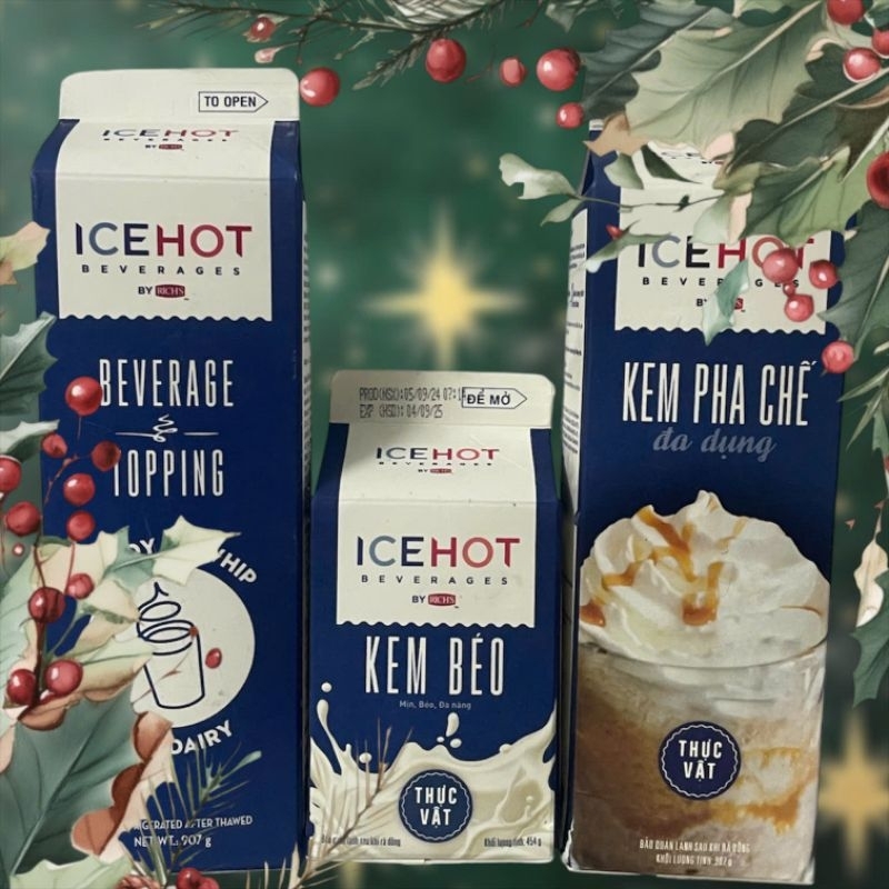 KEM BÉO THỰC VẬT RICH - BASE - ONTOP