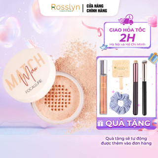 Phấn phủ FOCALLURE trang điểm giúp kiềm dầu tối đa chuyên dụng 15g Rosslyn Chính Hãng