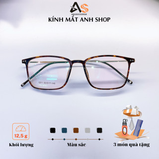  Kính vuông to thời trang chất liệu nhựa dẻo lõi kim loại bền dẻo dai đẹp 1211A 