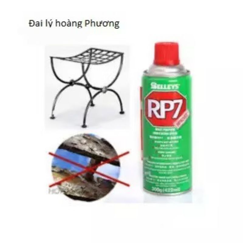 Xịt RP7 chống rỉ sét to bé