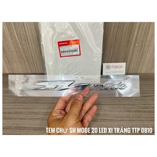 Tem chử SH Mode Led Xi Trắng zin ( 1 Miếng )