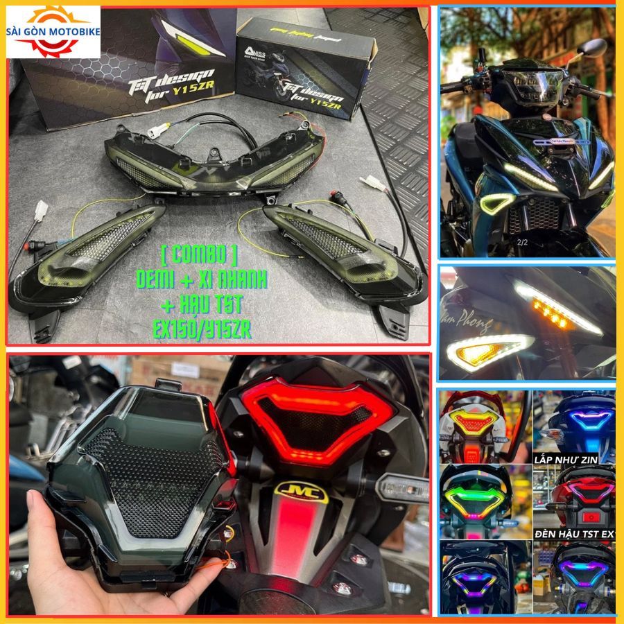 ⭐[ Combo 3 Món Ex150/Y15ZR ]⭐ DEMI + XINHAN + HẬU TST Exciter150 >>> Sản phẩm như hình , Lắp đặt như