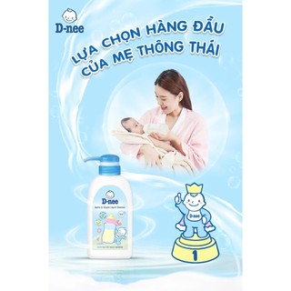 Chai Nước rửa bình sữa và rau củ quả Dnee