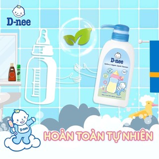 Chai Nước rửa bình sữa và rau củ quả Dnee
