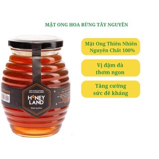  Mật ong HOA RỪNG Tây Nguyên HONEYLAND thiên nhiên nguyên chất  250gr lọ  