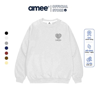  Áo Sweater Amee Studio  Endless Love Áo Nỉ Lót Bông Form Unisex 