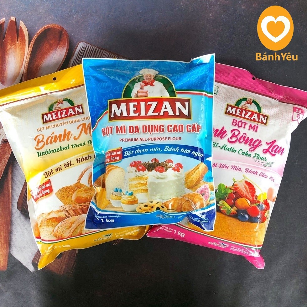 Bột Mì số 8/11/13 hiệu Meizan  làm bánh Cao Cấp